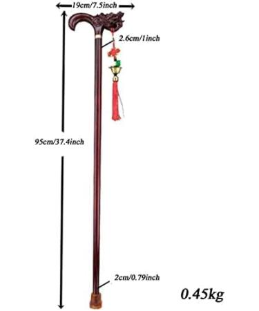 Canes 37 Inch Solid Wood Wood Carved Walking Stick Natural Wood Lightweight and Strong Traditional Style Canes 250 lbs Weight Capacity Star of Light - Buy Online on GoSupps.com