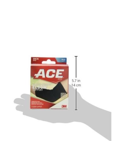 ACE Elasto-Preene Elbow Support | Small/Medium Compression | International Shipping Available - Buy Online on GoSupps.com