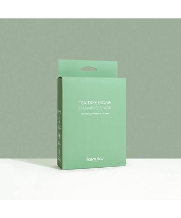 Farmstay Tea Tree Biome Calming Mask - 10 Sheets (25ml each) - Buy Online on GoSupps.com