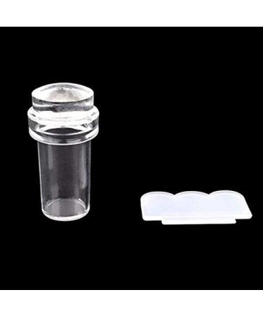2pcs Clear Silicone Jelly Stamper with Scraper Clear Nail Art Jelly Stamper Nail Art Stamping Stamper for Manicure Tools Xmas Gifts Clear - Buy Online on GoSupps.com