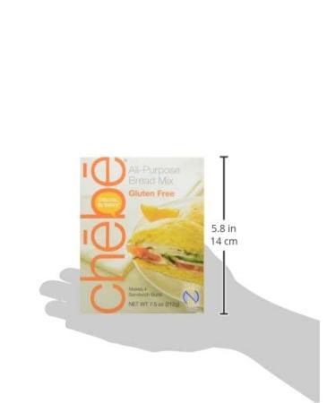 Chebe Gluten Free All-Purpose Bread Mix - 7.5 oz Bags (Pack of 8) | Delicious, Versatile Baking - Buy Online on GoSupps.com
