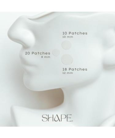 Shape Pimple Patches - Acne Support with Multiple Sizes (48 Count) - Buy Online on GoSupps.com