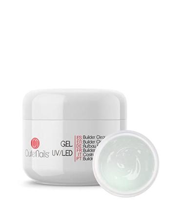 Builder Gel Transparent 30 ml Ultra Strong High Viscosity LED Compatible