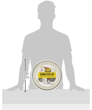 Gamma Seal Lid - Pet Food Storage Container Lids - Fits 3.5-7 Gallon Buckets White | GAMMA2 - Buy Online on GoSupps.com