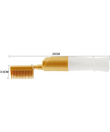 Zerthaus 4X Hair Dyeing Comb Hair Dyeing Brush with Bottle DIY Combing Salon Dyeing Baking Oil Brush Hair Dye Tool - Buy Online on GoSupps.com