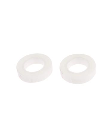 Angoily 2 Rolls Hair Extention Tape Seamless Tape in Hair Extensions Hand Weaving Extension Extension Belt Stick on Hair Extensions Tape on Extensions Toupee Tape Headband White Wig Size 1 White