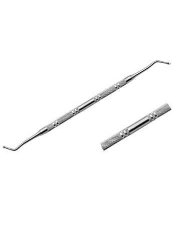 Stainless Steel Double Head Nail Groove Scoop - Nail Cuticle Pedicure Tool - Buy Online on GoSupps.com