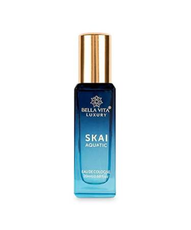 prime craft Luxury Skai Aquatic Eau De Cologne Unisex Perfume for Men & Women with Bergamot Pink Pepper |Long Lasting Aqua EDC Fragrance Scent 20 Ml - Buy Online on GoSupps.com