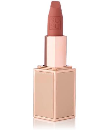 SOSU Cosmetics SOSU Cosmtics Mattics of lipstive Nive Nude longhanded heavily pigmented lipstick in elegant nude tint with sizes hydrating jojoba oil and hyluron acid - Buy Online on GoSupps.com