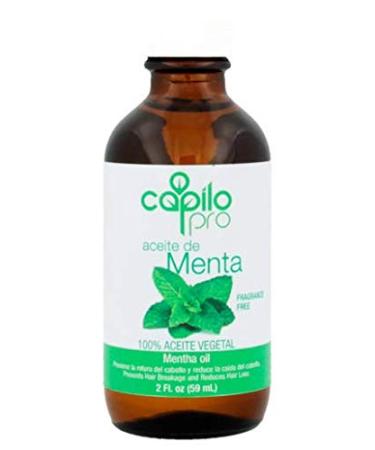 Capilo Pro Peppermint Oil Hair and Skin Care (2 oz Bottle) Paraben Free Salt Free Sodium Sulfate Free Silicone Free Mineral Oil Free Fragrance Free Natural Ingredients