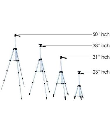 50 Aluminum Camera Tripod with Bubble Level Indicator for GoPro HERO Cameras + Mount & Cloth - Buy Online on GoSupps.com