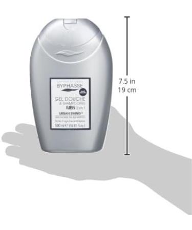 Byphasse Set of 4 Urban Swing 2in1 shower gel and shampoo for men 500 ml all skin types - Buy Online on GoSupps.com