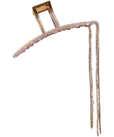 Pearl Rhinestone Long Tassel Pendant Grab Clip Ladies Back Head Shark Clip Creative Wedding Hairpin Hair Accessories (Color : TS5184 2) - Buy Online on GoSupps.com