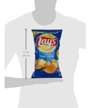 Lay's Indian Magic Masala Chips 0.11lb (52g) (Pack Of 10) - Buy Online on GoSupps.com