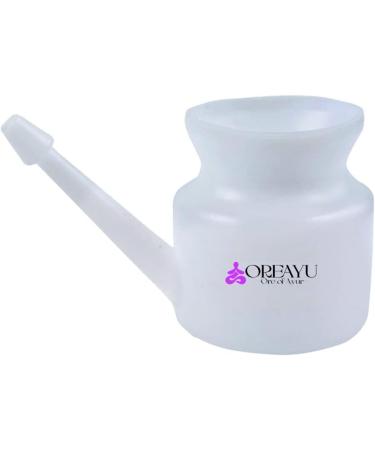 Jala Neti Pot Lota 500 ml White Jal Neti for Sinus Use Made of Virgin Plastic - Buy Online on GoSupps.com