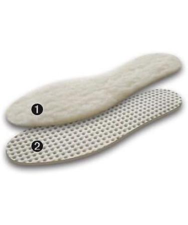 Tacco 643 Polar Fleece Warm Winter Insoles for Men - Genuine Lambs Wool Size 10-11 | International Shipping Available - Buy Online on GoSupps.com