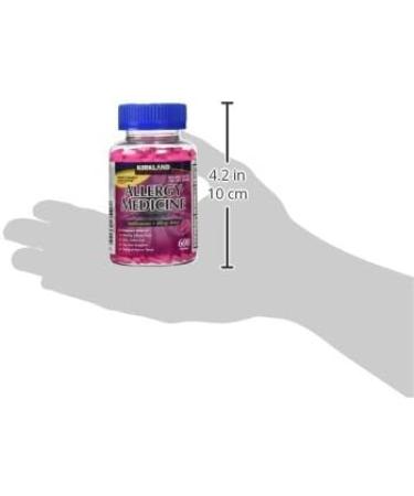 Kirkland Signature Allergy Medicine 25mg Diphenhydramine HCI 600 Mini-Tabs - 600 Count - Buy Online on GoSupps.com