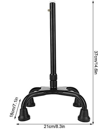 SilteD Walking Stick Elderly Crutches Accessories Anti-Slip Feet Covered Four-Legged for Crutch Walking Staff Cane Support Brace Stick Quad Mobility - Buy Online on GoSupps.com