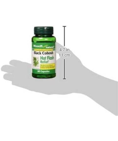 Mason Natural Black Cohosh Extract 60 Capsules - Standardized Herbal Supplement - Buy Online on GoSupps.com