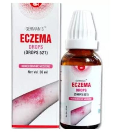 German Homeopathy Care Drops 521 for Pimples Rashes Urticaria Psoriasis Boils Skin Diseases Good for Your Skin Skin Friendly Cover All Symtom of Skin Problem Helthy Skin (30ml)