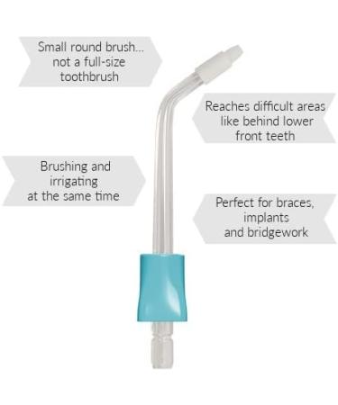 ToothShower Orthodontic Brush Suite Accessory - Replacement Toothbrush Heads and Water Pick Accessories for Oral Irrigator - Blue Teeth Cleaning Tool - Buy Online on GoSupps.com