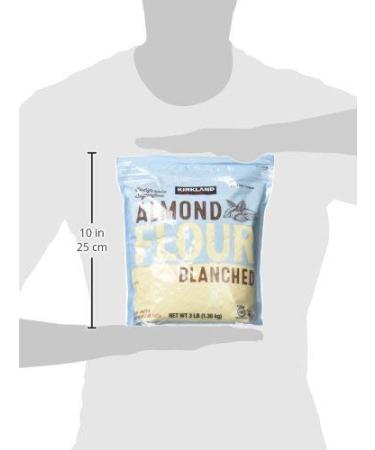 Kirkland Signature Almond Flour Blanched Superfine - 3 lbs (1.36 kg) Pack of 1 - California Grown - Buy Online on GoSupps.com