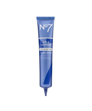 No7 Lift & Luminate Triple Action Face Serum | Anti-Aging Collagen Peptides & Vitamins | 1.69 oz - International Shipping - Buy Online on GoSupps.com