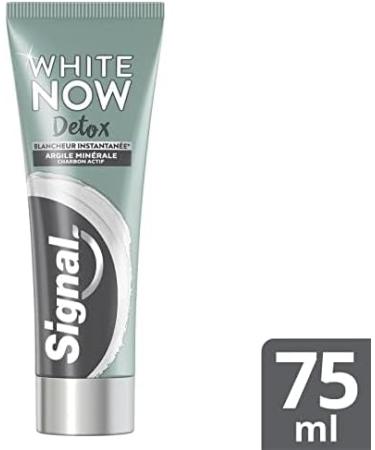 SIGNAL - White Now Whitening Toothpaste Clay & Charcoal 75Ml - Pack of 3 - Buy Online on GoSupps.com