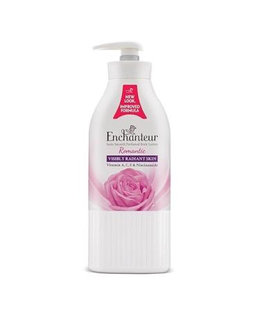 Encha_nteur Romantic Perfumed Body Lotion with Aloe Vera & Olive Butter for Satin Smooth Skin| | Non-Greasy Formula| Water-Based Lotion| Floral French Fragrance | 500ml