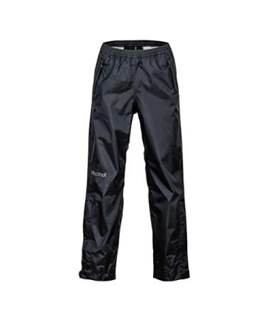 MARMOT Unisex-Child Precip Waterproof Rain/Hiking Pant Black X-Large