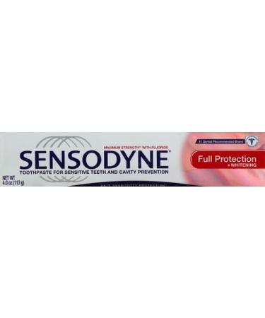 Buy Sensodyne Full Protection Whitening Toothpaste for Sensitive Teeth - Cavity Prevention 4 oz | International Shipping Available - Buy Online on GoSupps.com