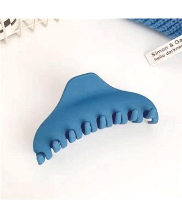 YOOOYOOO Blue Hair Claw Clips - Lightweight Big Strong Hold for All Hair Types - 90's Vintage Jaw Clips for Women & Girls - Includes Organza Storage Bag - Buy Online on GoSupps.com