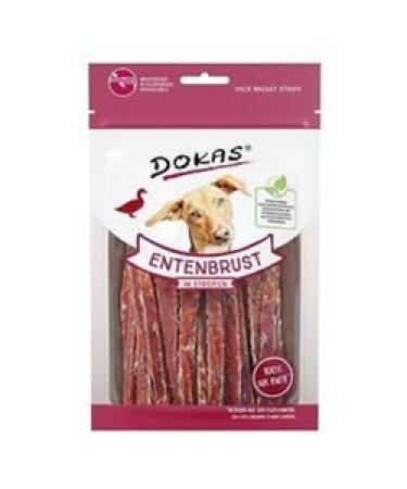 Dokas Dog Treats - Duck Breast Strips - 12 x 70 g
