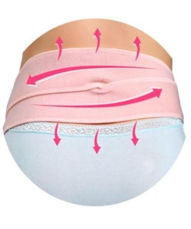 Buy Pregnant Tocolytic Fetus Waist Support Belt | Maternity Abdominal Supporter Pink Cummerbund Girdle for Pregnancy Care - Buy Online on GoSupps.com