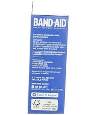60 Count Plastic Band Aid Adhesive Bandages - Flexible & Durable - First Aid Essentials - Buy Online on GoSupps.com