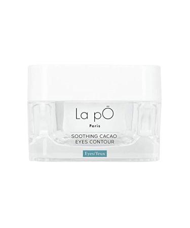 "La pO Paris Cacao Enriched All-In-One Eye Contour - Ultimate Dark Circle and Puffiness Defense with Firming Power."