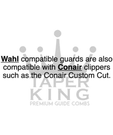 Taper King Amethyst Clipper Guide Comb Set #2-#4 - Achieve Foolproof Tapers & Fades at Home with Wahl/Conair Clippers! Compatible with #2-#4 (6mm-13mm) - Buy Online on GoSupps.com