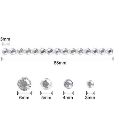 OUTUXED 1725pcs Clear Rhinestones Stickers - Self Adhesive Bling Gems Jewels for Hair, Face, Nails, and DIY Crafts - Assorted Sizes - Buy Online on GoSupps.com