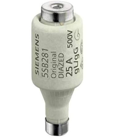 SIEMENS - x25 pieces DIAZED fuse link 500V 25A