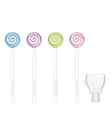 Florian Edison Kids Tongue Cleaner - Easy & Fun Oral Care Tool for Ages up to 13 | Made in Korea (Blue) - Buy Online on GoSupps.com
