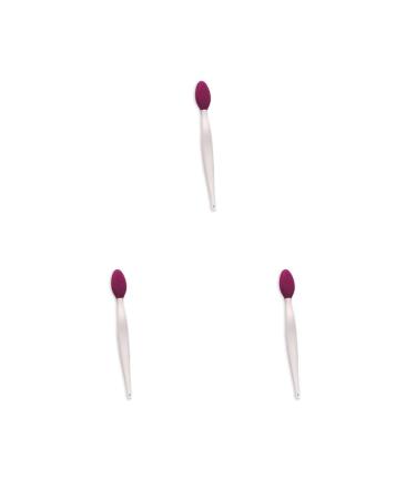3 set of Lip Brush Profession Powder Multipurpose Comedo Remover Sweet Gift Cosmetic Supplies Facial Clean Exfoliating Brushes Purple 3 set of (Purple)