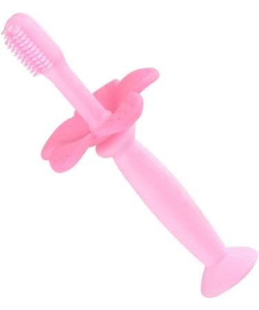 Gatuida 2 STK Infant Toothbrush - Silicone Baby Training Toothbrush for Oral Care | Safe & Soft Pink Design - Buy Online on GoSupps.com
