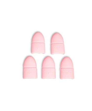 Wearable Nail Soakers Pad Holder | UV Gel Polish Remover Caps | Acrylic & Nail Art Removal Tools | 10pcs Fingers | Reusable Silicone | Hot Pink - Buy Online on GoSupps.com