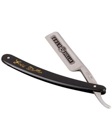 Minkissy 5 piece of razor folding plastic vintage retro edge razor stainless steel beard knife Traditional razor for men men Christmas jewelry black silver