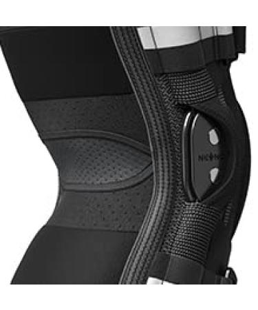 NEENCA Professional Knee Brace for Knee Pain Hinged Knee Support with Patented X-Strap Fixing System Strong Stability for Pain Relief Arthritis Meniscus Tear ACL PCL MCL Runner Sport Workout Black - Single Medium - Buy Online on GoSupps.com