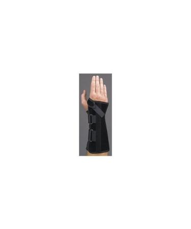 Med Spec V-Strap Wrist Support Brace 10.5" Black X-Large Left