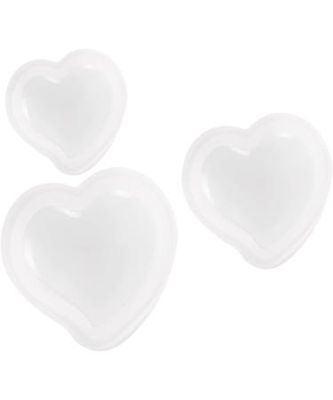 Zerodeko 9 Pcs Peach Heart Silicone Mold Heart Decorative Resin Mixing Bowls Silicone Resin Heart Baking Heart Cake Pan Diy Heart Craft Heart Biscuit Self Made White Cake Mold 3d Silica Gel 7.4x6.8cmx3pcs Whitex3pcs - Buy Online on GoSupps.com