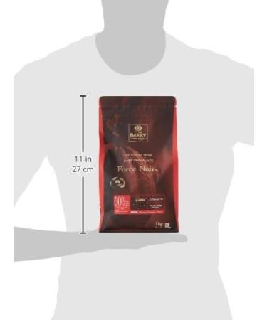 CACAO BARRY 50% Min Cacao Chocolate Force Noire Pistoles 1 kg - Buy Online on GoSupps.com