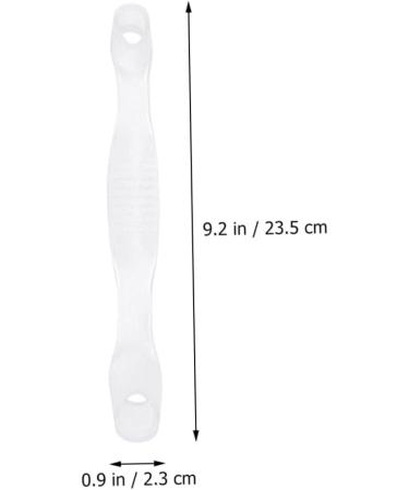 4pcs FRCOLOR Big Toe Splitter & Nursing Board Set for Bunion Comfort - Transparent 23.5x2.3cm - Buy Online on GoSupps.com