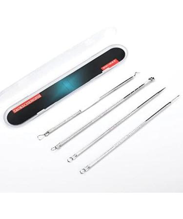 4-Piece Stainless Steel Acne Needle Set | Pimple & Blackhead Remover Tools for Skin Care | Face Pore Cleaner - Buy Online on GoSupps.com